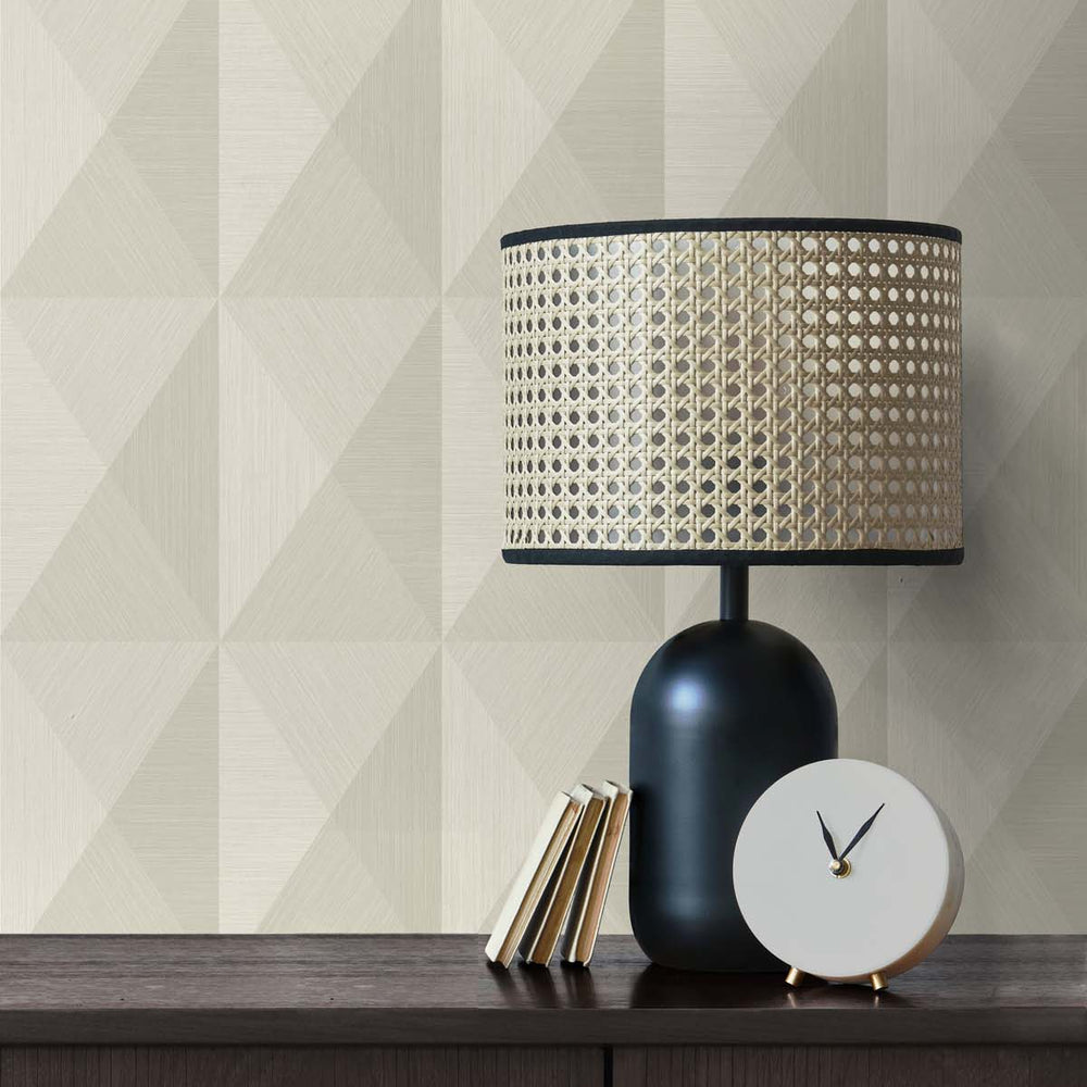 
                  
                    Geometric wallpaper decor TS81603 embossed vinyl from the Even More Textures collection by Seabrook Designs
                  
                