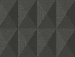 Geometric wallpaper TS81606 embossed vinyl from the Even More Textures collection by Seabrook Designs