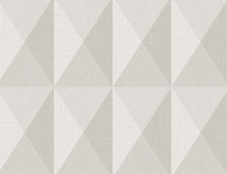 Geometric wallpaper TS81608 embossed vinyl from the Even More Textures collection by Seabrook Designs