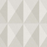 Geometric wallpaper TS81608 embossed vinyl from the Even More Textures collection by Seabrook Designs