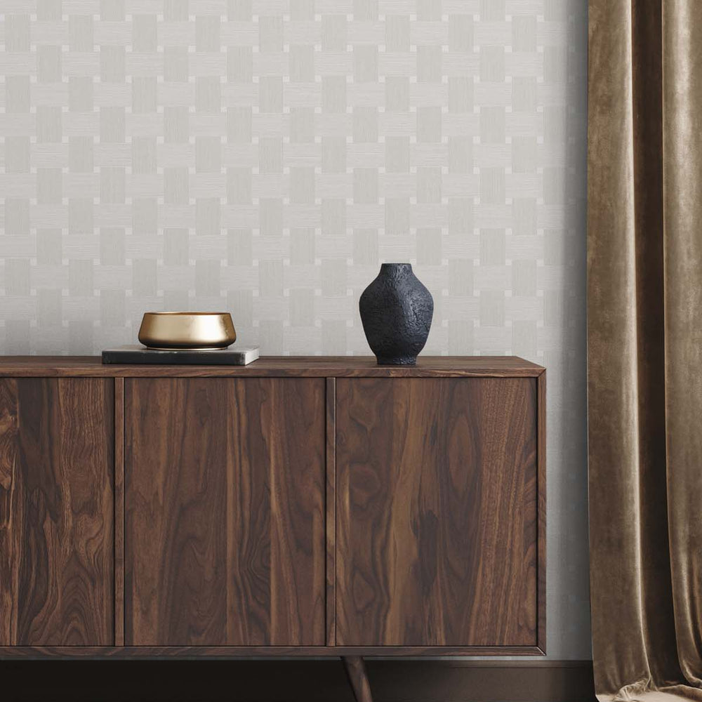 
                  
                    TS81800 textured vinyl wallpaper living room from the Even More Textures collection by Seabrook Designs
                  
                