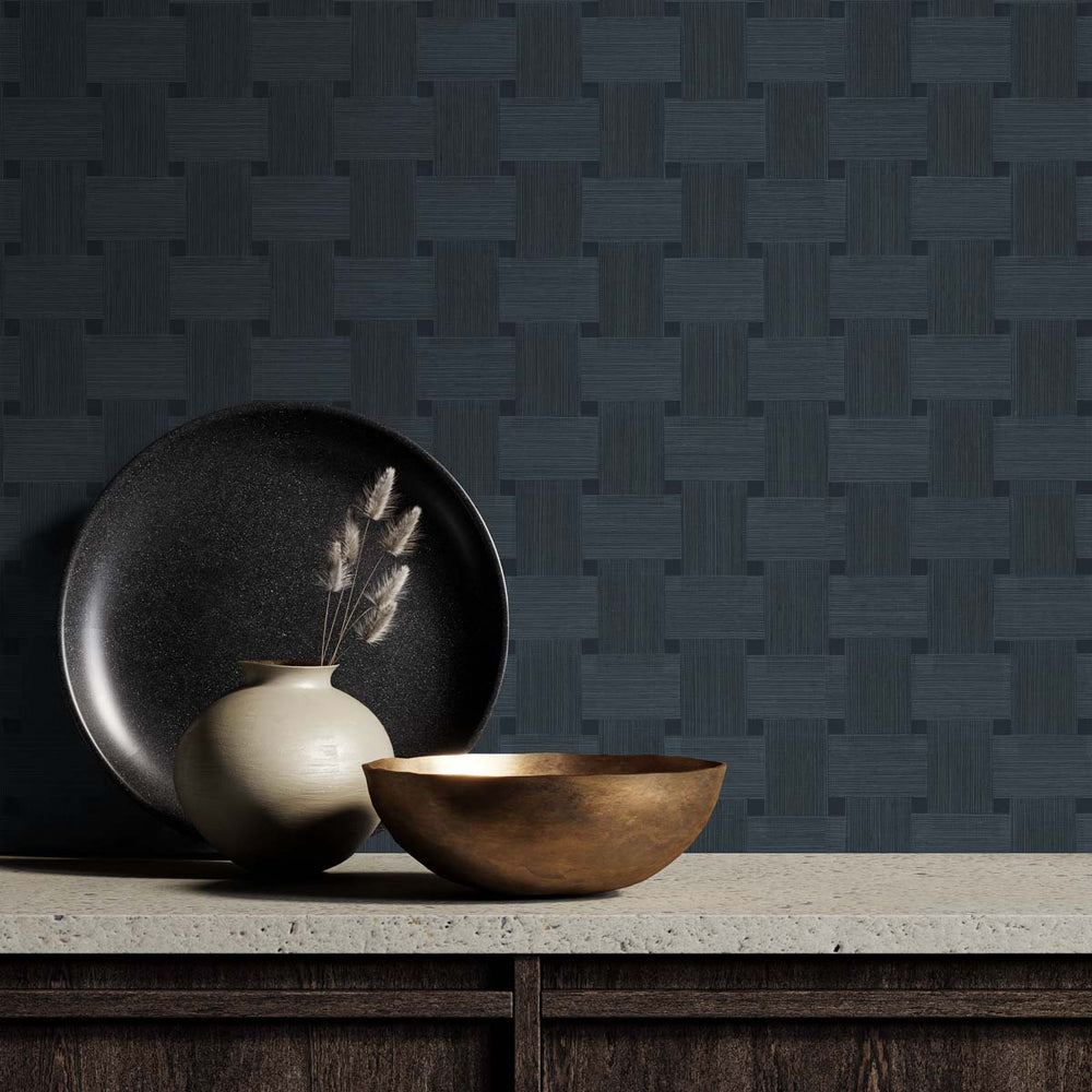 TS81802 textured vinyl wallpaper decor from the Even More Textures collection by Seabrook Designs