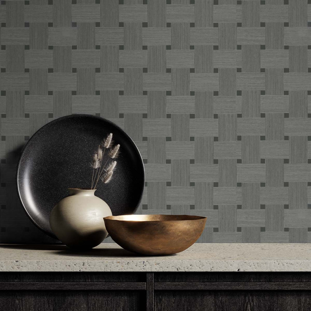 
                  
                    TS81808 textured vinyl wallpaper decor from the Even More Textures collection by Seabrook Designs
                  
                