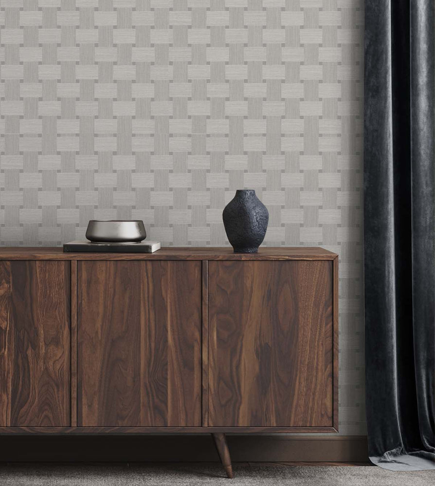 TS81818 textured vinyl wallpaper decor from the Even More Textures collection by Seabrook Designs