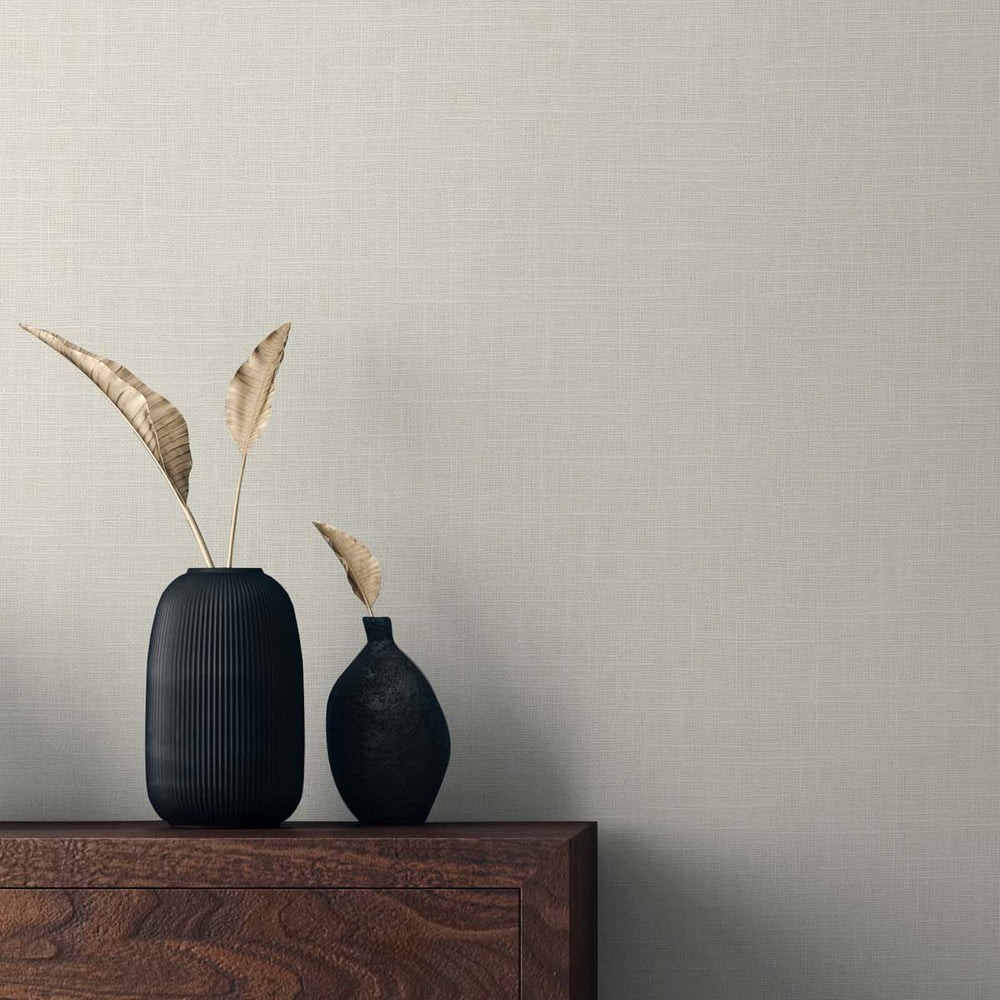 
                  
                    TS81903 faux linen vinyl wallpaper decor from the Even More Textures collection by Seabrook Designs
                  
                