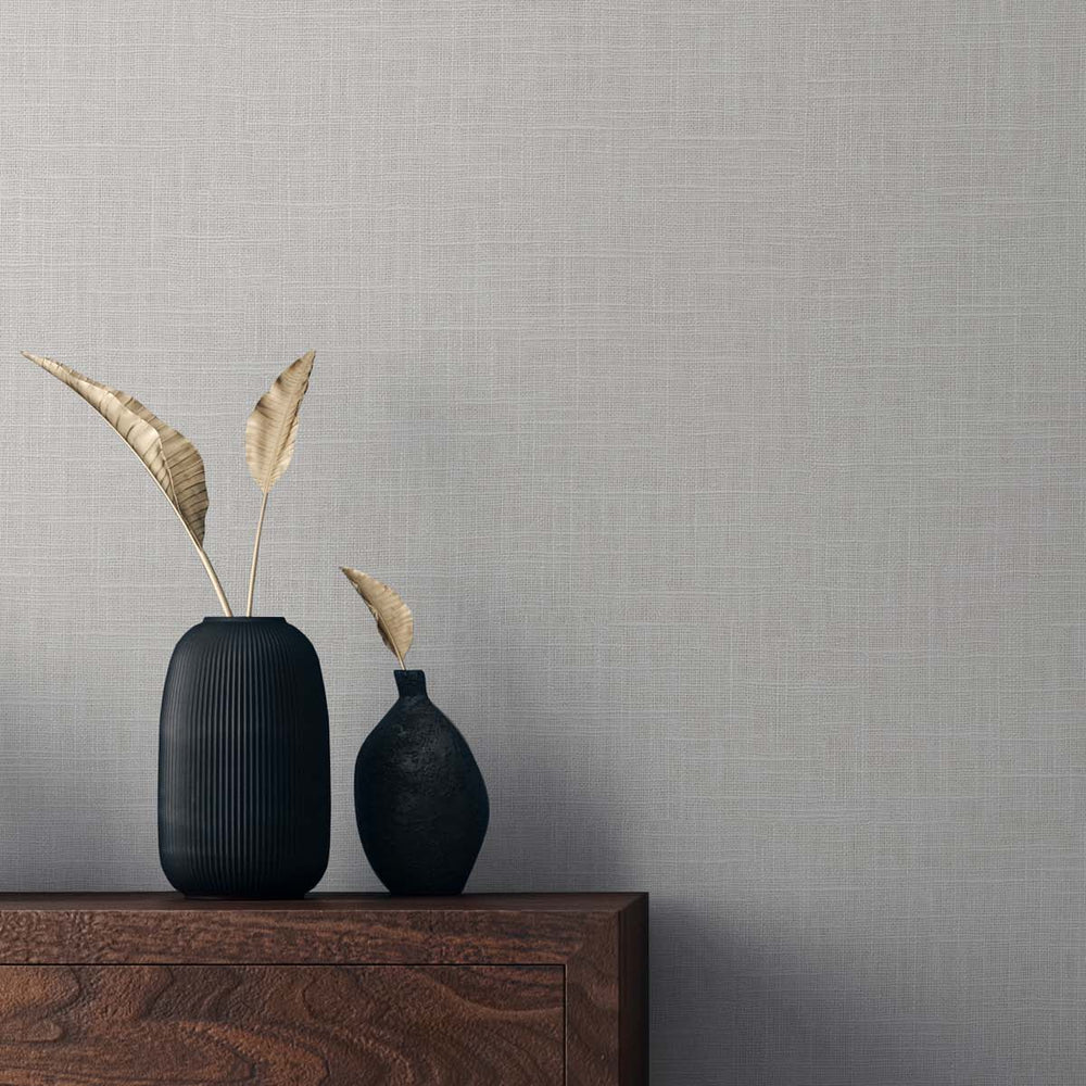 
                  
                    TS81905 faux linen vinyl wallpaper decor from the Even More Textures collection by Seabrook Designs
                  
                