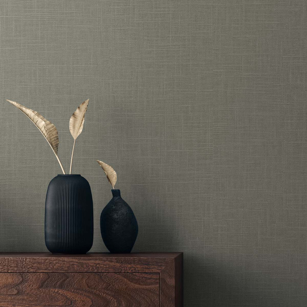 
                  
                    TS81907 faux linen vinyl wallpaper decor from the Even More Textures collection by Seabrook Designs
                  
                