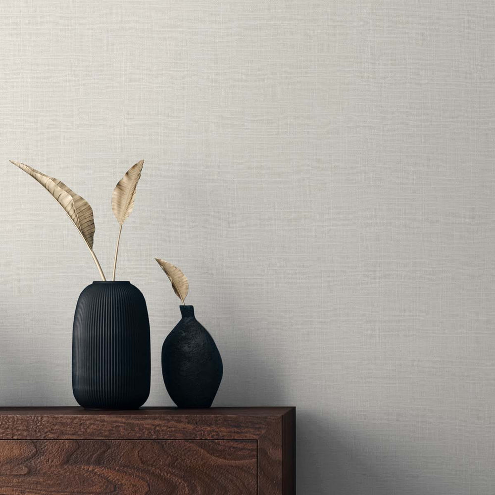 
                  
                    TS81915 faux linen vinyl wallpaper decor from the Even More Textures collection by Seabrook Designs
                  
                