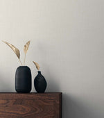 TS81915 faux linen vinyl wallpaper decor from the Even More Textures collection by Seabrook Designs