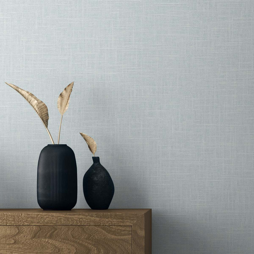 
                  
                    TS81922 faux linen vinyl wallpaper decor from the Even More Textures collection by Seabrook Designs
                  
                