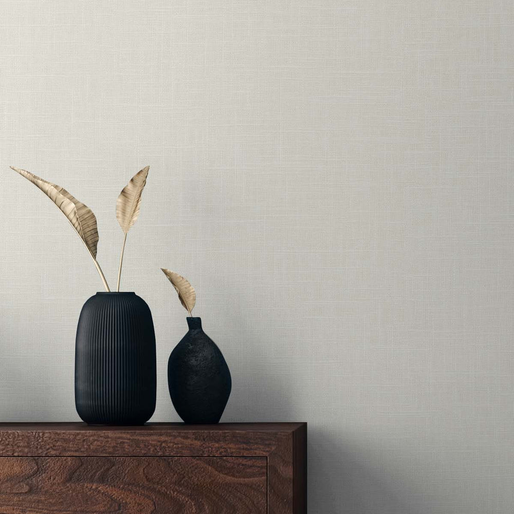 
                  
                    TS81935 faux linen vinyl wallpaper decor from the Even More Textures collection by Seabrook Designs
                  
                