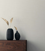 TS81935 faux linen vinyl wallpaper decor from the Even More Textures collection by Seabrook Designs