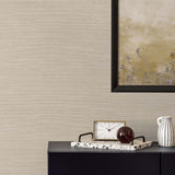 TS82003 faux sisal vinyl wallpaper decor from the Even More Textures collection by Seabrook Designs