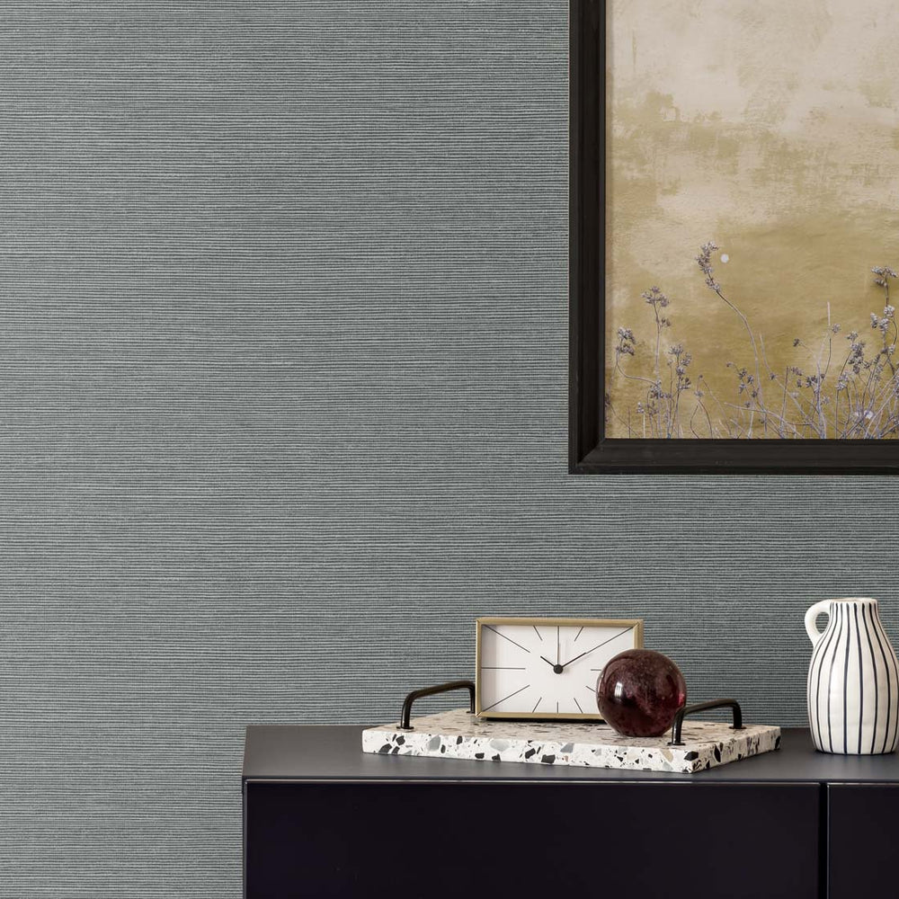 
                  
                    TS82010 faux sisal vinyl wallpaper decor from the Even More Textures collection by Seabrook Designs
                  
                