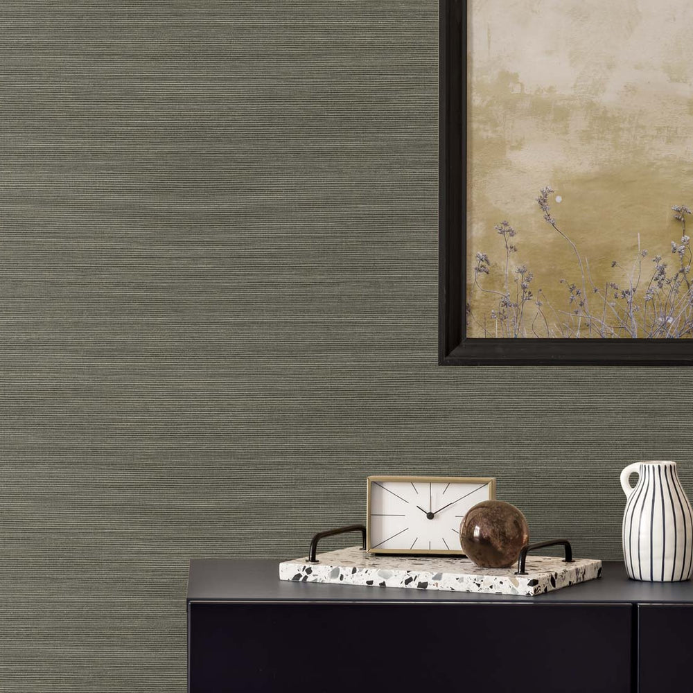 
                  
                    TS82015 faux sisal vinyl wallpaper decor from the Even More Textures collection by Seabrook Designs
                  
                