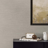 TS82017 faux sisal vinyl wallpaper decor from the Even More Textures collection by Seabrook Designs