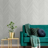 Textured vinyl wallpaper living room TS82100 embossed faux wood from the Even More Textures collection by Seabrook Designs