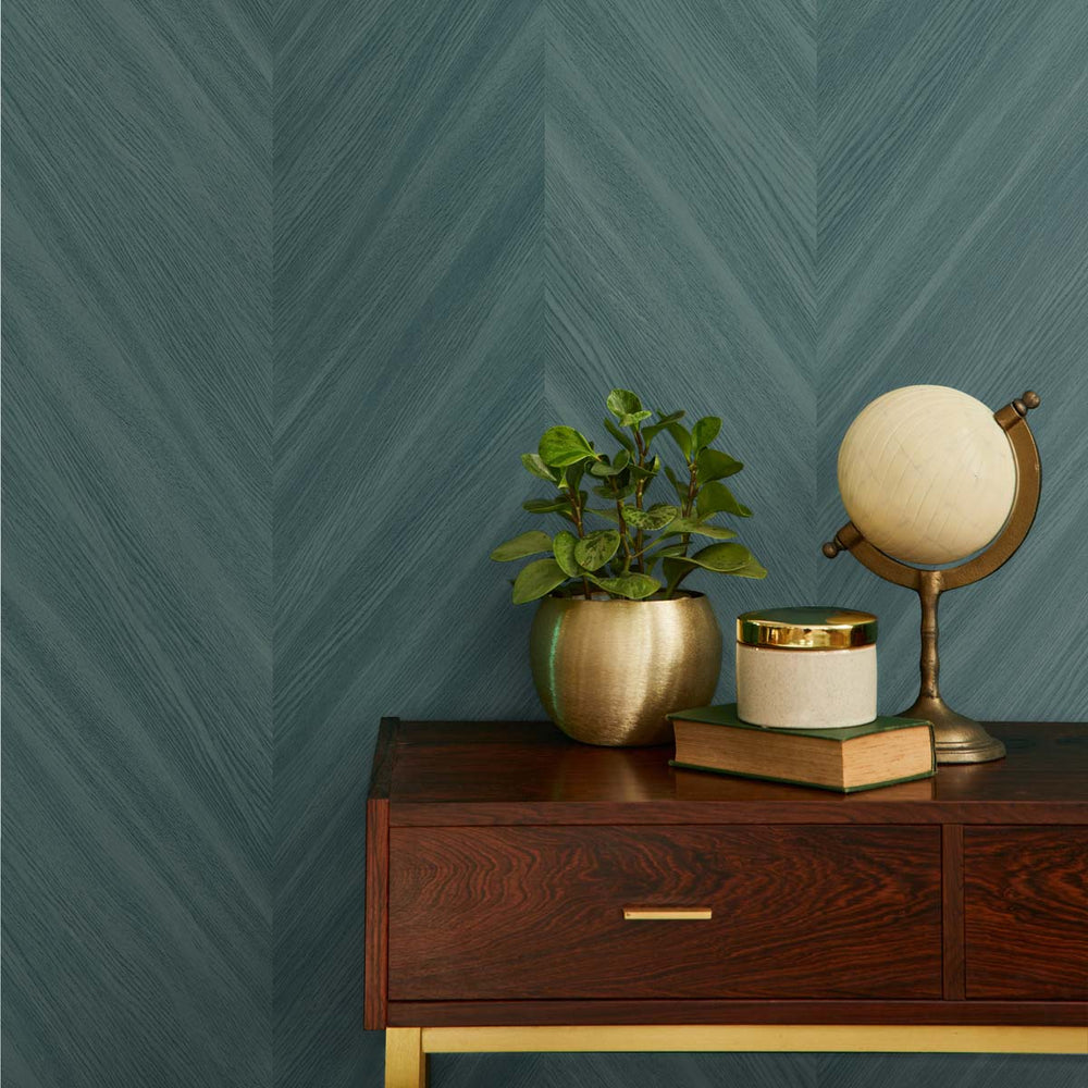 Textured vinyl wallpaper decor TS82104 embossed faux wood from the Even More Textures collection by Seabrook Designs