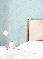 Floral peel and stick wallpaper bedroom SD1022 from Say Decor