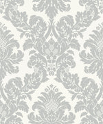 UK10432 glitter damask wallpaper from the Black and White collection by Etten Gallerie