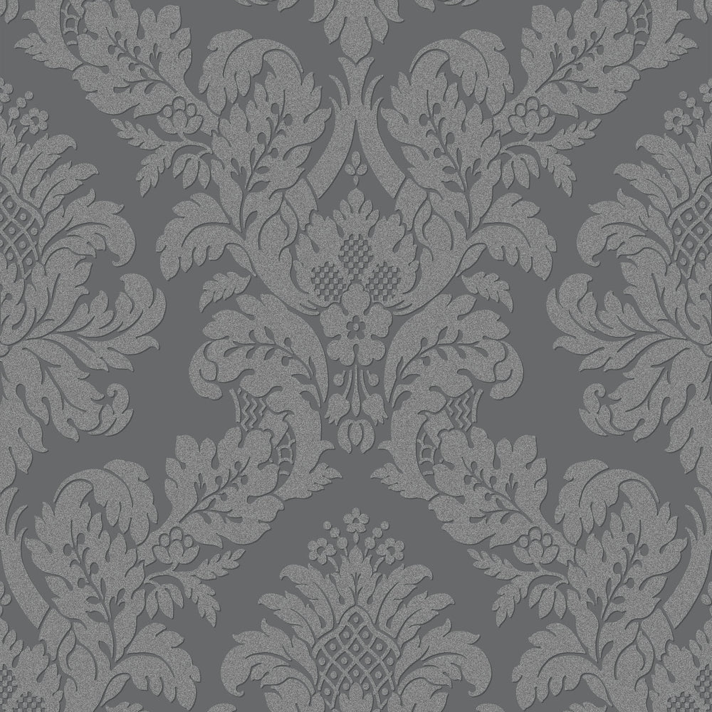 
                  
                    UK10435 glitter damask wallpaper from the Black and White collection by Etten Gallerie
                  
                
