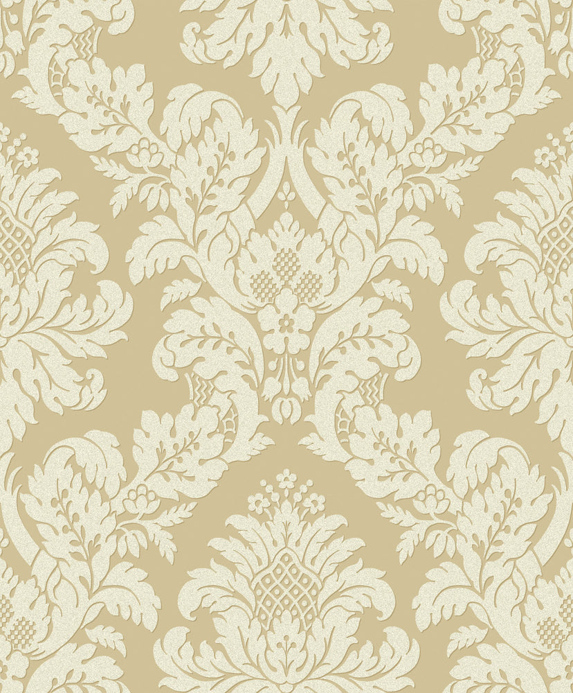 UK10483 glitter damask wallpaper from the Black and White collection by Etten Gallerie