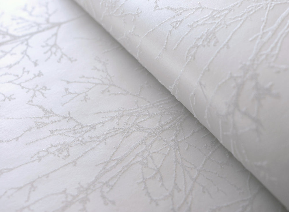
                  
                    UK11500 glass beaded branches botanical wallpaper roll from the Black and White collection by Etten Gallerie
                  
                