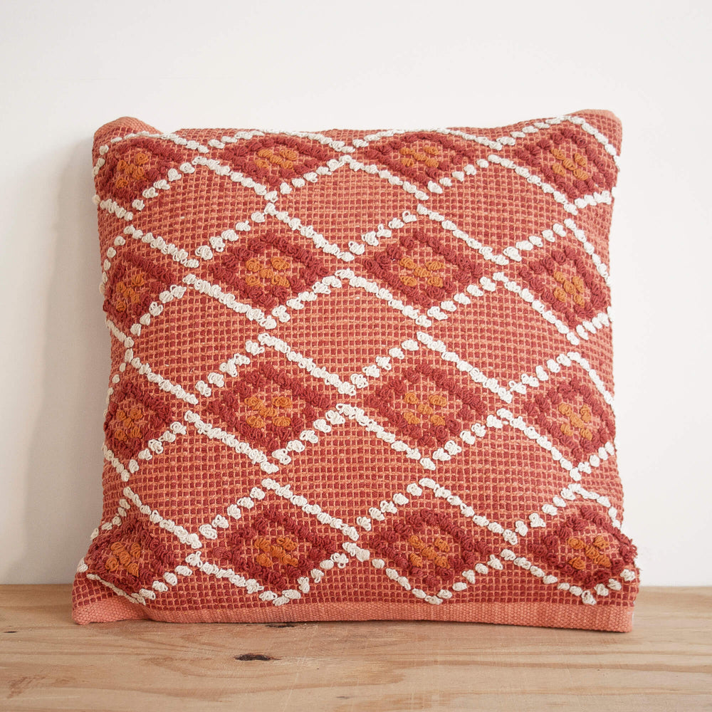 Waneta Hand Woven Cotton Throw Pillow