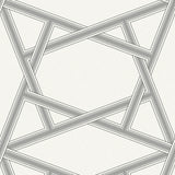 ZN50400 Asakusa railroad geometric wallpaper from the Black and White collection by Etten Gallerie