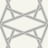 ZN50400 Asakusa railroad geometric wallpaper decor from the Black and White collection by Etten Gallerie