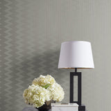 ZN51700 Odaiba zig zag striped wallpaper decor from the Black and White collection by Etten Gallerie