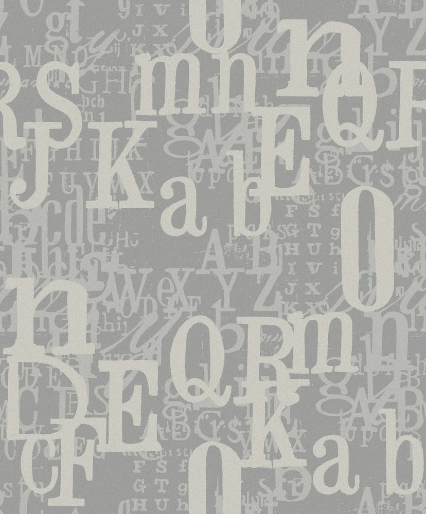 ZN52110 Shimokitazawa Puff Graffiti Unpasted Wallpaper from the Black & White collection by Etten Gallerie
