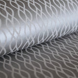 ZN52400 Koenji lace stripe geometric wallpaper roll from the Black and White collection by Etten Gallerie