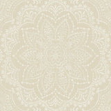 Medallion wallpaper CR20405 from the Island collection by Carl Robinson
