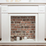 Distressed Faux Red Brick Peel and Stick Removable Wallpaper