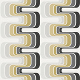 RL60300 fonzie ribbon mid century wallpaper from the Retro Living collection by Seabrook Designs