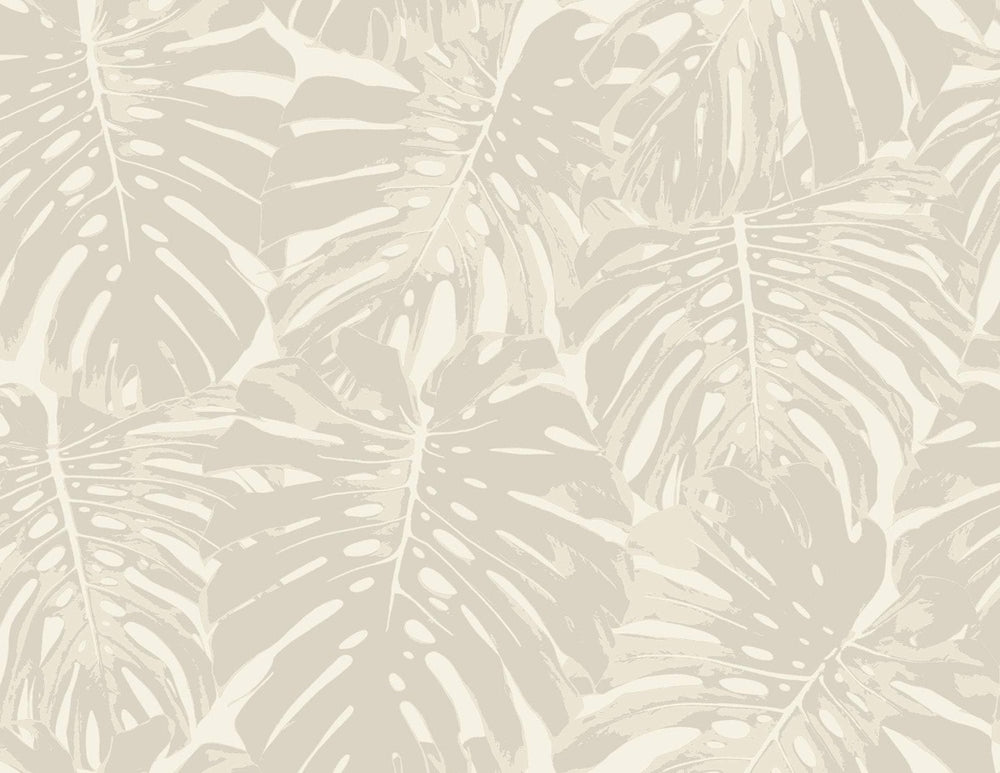TA20005 Jamaica palm leaf wallpaper from the Tortuga collection by Seabrook Designs