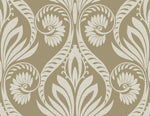 TA21006 bonaire retro damask wallpaper from the Tortuga collection by Seabrook Designs