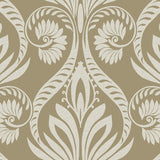 TA21006 bonaire retro damask wallpaper from the Tortuga collection by Seabrook Designs