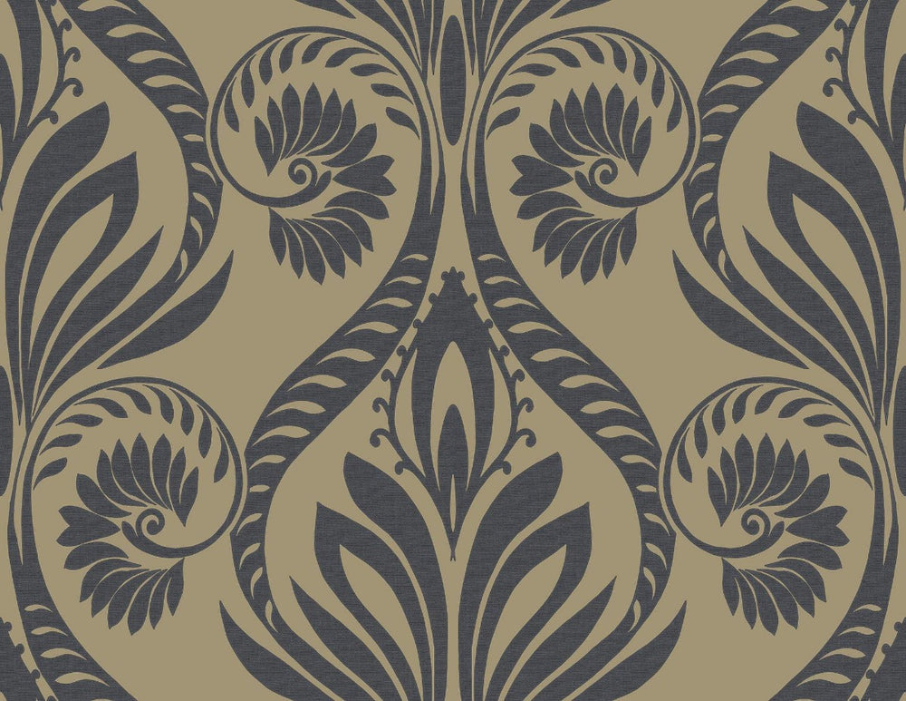 Tortuga Bonaire Retro Damask Wallpaper