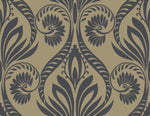 Tortuga Bonaire Retro Damask Wallpaper