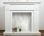 Faux Marble Silver Peel and Stick Removable Wallpaper