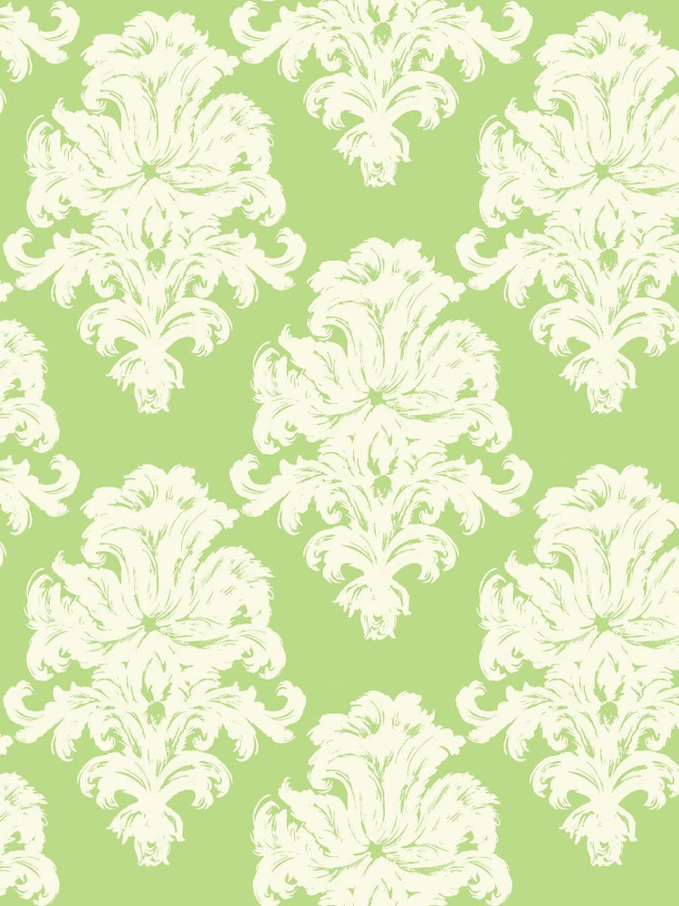 TA20104 montserrat damask wallpaper from the Tortuga collection by Seabrook Designs