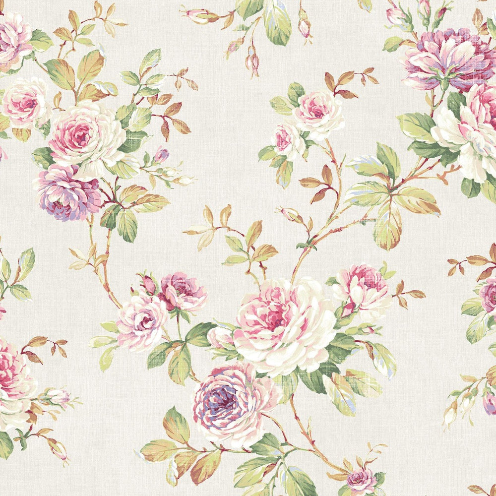 
                  
                    RG61411 floral trail wallpaper from the Garden Rose collection by Seabrook Designs
                  
                