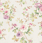 RG61411 floral trail wallpaper from the Garden Rose collection by Seabrook Designs