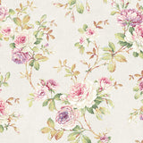 RG61411 floral trail wallpaper from the Garden Rose collection by Seabrook Designs