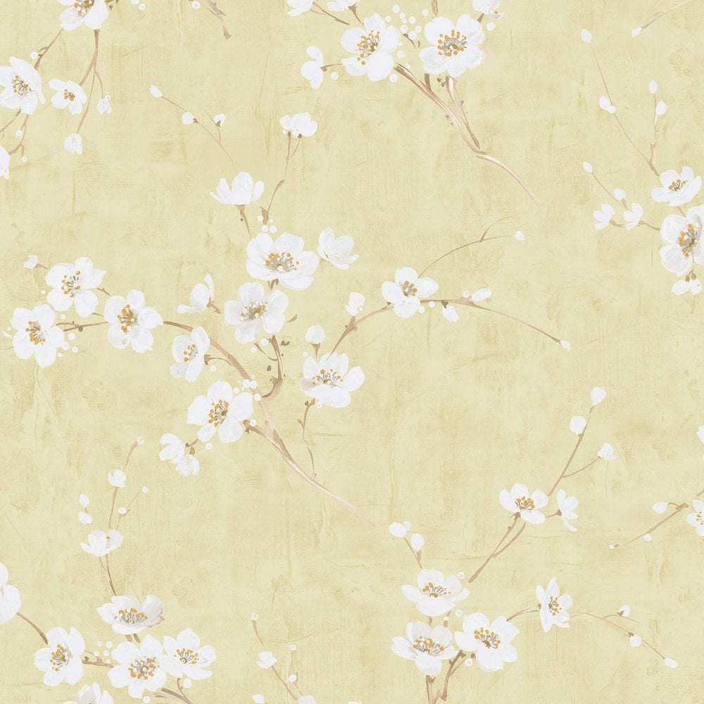 
                  
                    AI41603 gold silk road floral wallpaper from the Koi collection by Seabrook Designs
                  
                
