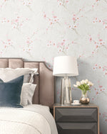 Koi Silk Road Floral Wallpaper