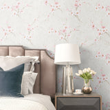 Koi Silk Road Floral Wallpaper