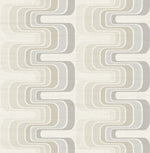 RL60307 fonzie ribbon mid century wallpaper from the Retro Living collection by Seabrook Designs